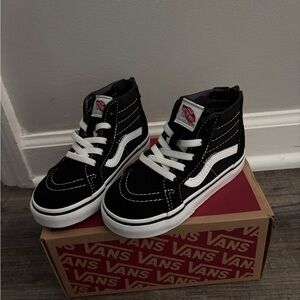 Vans Kids' Black and White High-Tops